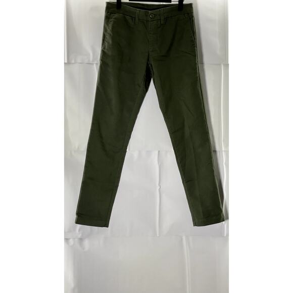 CARHARTT WORK IN PROGRESS Men's Dark Green Slim-Fit Sid Chino Pant SZ 29X32 - Picture 1 of 8